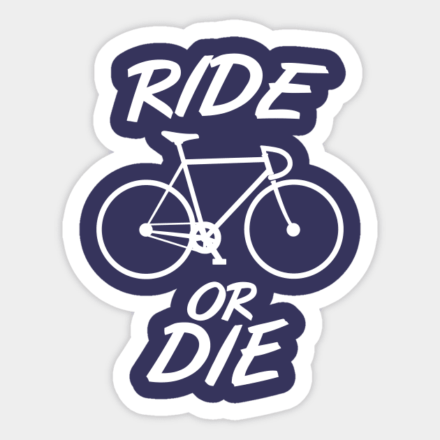 Ride or die cycling Sticker by PaletteDesigns